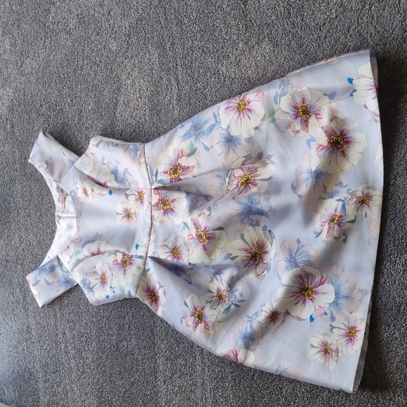 Review Mauve and pinked toned floral dress - Picture 3 of 7